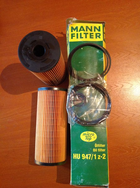 Фильтр масляный (элемент) HU 947/1Z-2 MANN